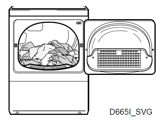 Speed Queen D518519EN Dryer fig 2