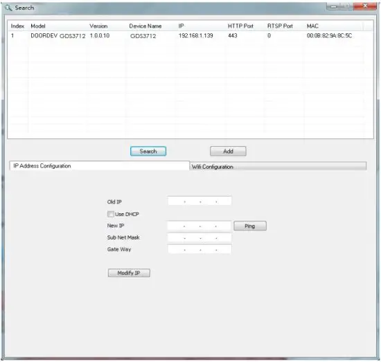 GRANDSTREAM Intercom Access System - button