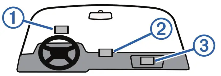 GARMIN 04166 8 Inch Powerspot GPS - Vehicle Installation Warnings