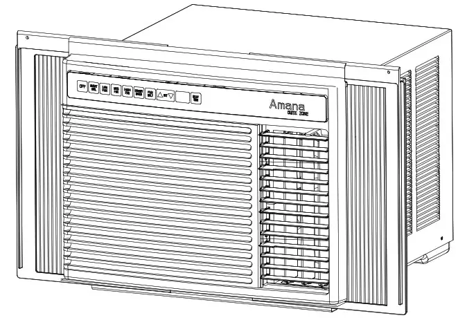 Amana QUIET ZONE 12M12TA Room Air Conditioner - cover