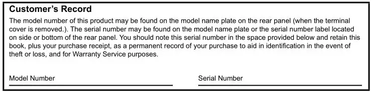 Panasonic 55″ 65″ Class 4K Ultra HD TV - Customer’s Record