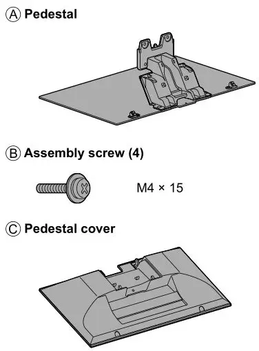 Panasonic 55″ 65″ Class 4K Ultra HD TV - Installing the TV