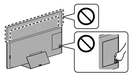 Panasonic 55″ 65″ Class 4K Ultra HD TV - Moving the TV