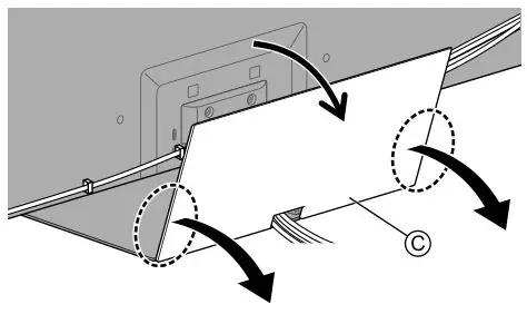 Panasonic 55″ 65″ Class 4K Ultra HD TV - To remove from the TV