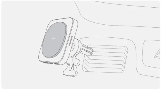 ESR 2C502 HalLock Magnetic Wireless Car Charger - fig6