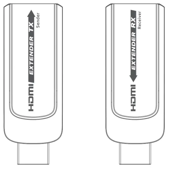 JUST HOOK IT UP JHIU0088 HDMI Extender Over Single Cat 6 Cable