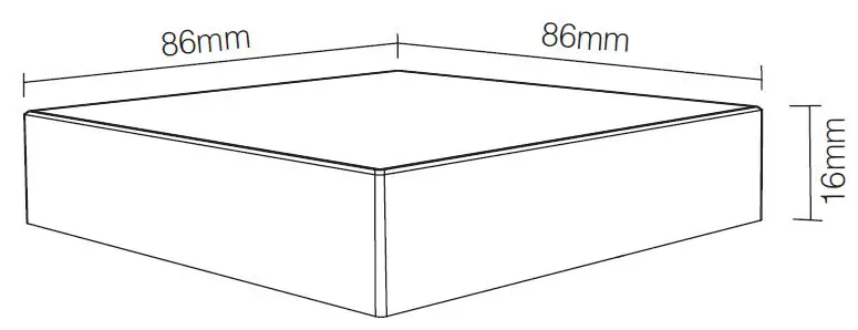 MiBOXER-T1 4-Zones-Dimming-Panel-Remote-pic-1