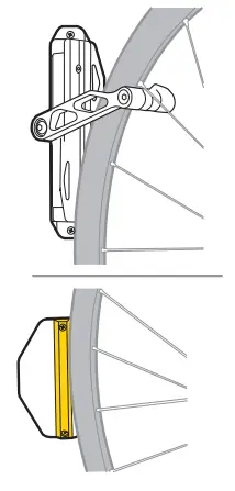TOPEAK M_TW015 Swing Up Bike Holder - RIGHT