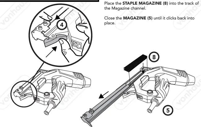 VonHaus 3515389-9AMP-Electric-Tacker fig 3