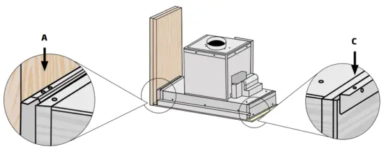 schweigen UM PA9S 900mm Silent Undermount Rangehood - Step 2