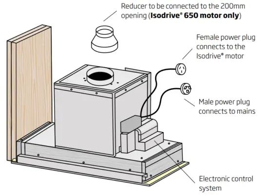 schweigen UM PA9S 900mm Silent Undermount Rangehood - Step 5