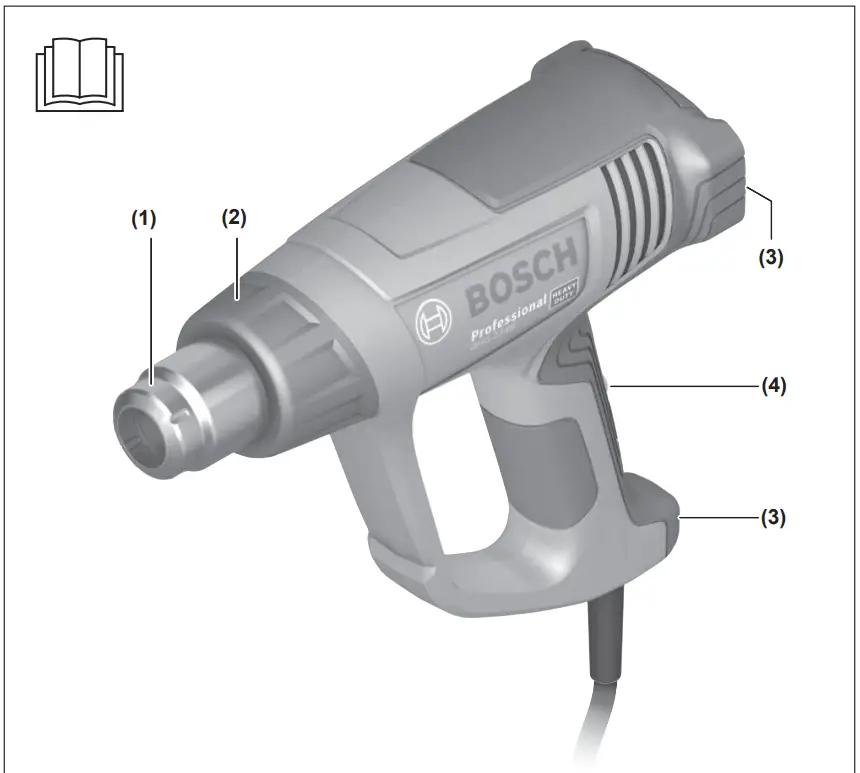 BOSCH GHG 23-66 Professional 2300W 230V Electric Corded Heat Gun - fig1