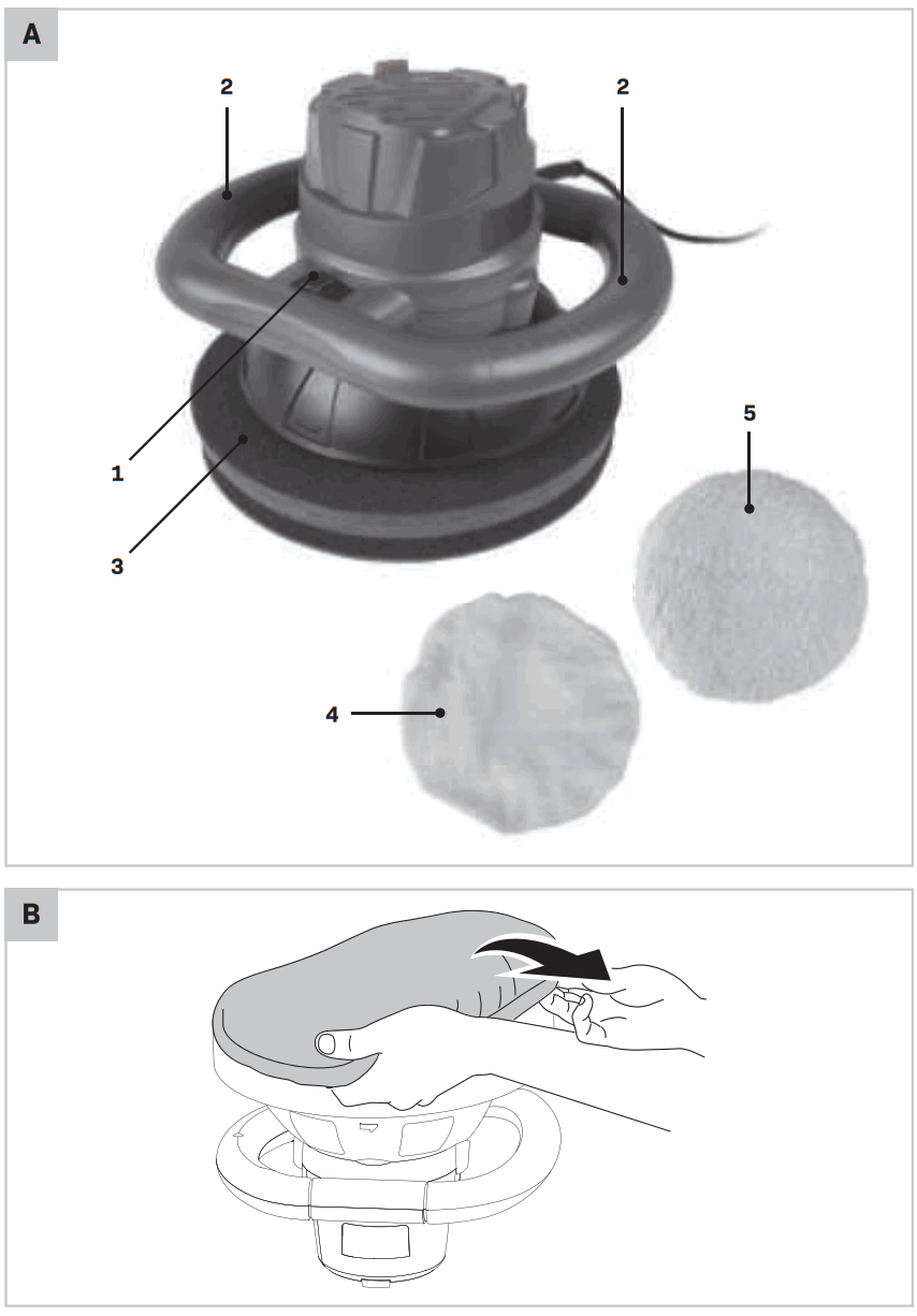 VONROC PM505AC Polisher - overview