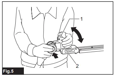 Adjusting the cutting angle