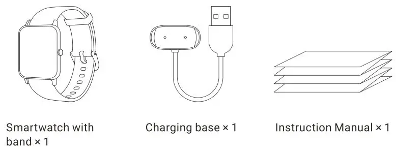 AMAZFIT Smart Fitness - Package Contents