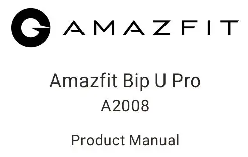 AMAZFIT Smart Fitness User Manual