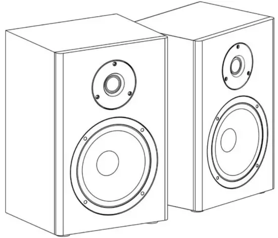 adastra AB 5 Background Music Bookshelf Speakers