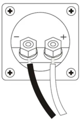 adastra AB 5 Background Music Bookshelf Speakers - Connection