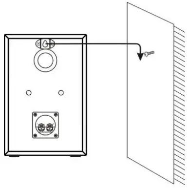 adastra AB 5 Background Music Bookshelf Speakers - single screw