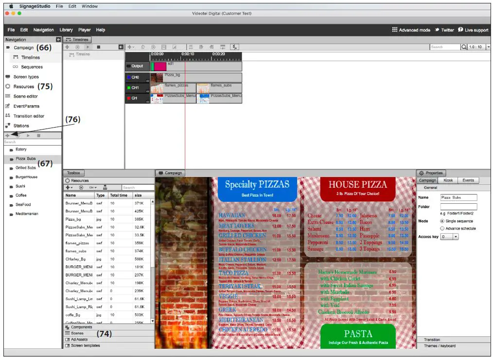 Videotel -VP90 4K -Industrial Interactive Looping -and -Networkable- Digital -Signage -Video -Player- 24