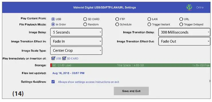 Videotel -VP90 4K -Industrial Interactive Looping -and -Networkable- Digital -Signage -Video -Player- 4
