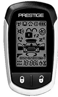 PRESTIGE 18LCDLORTI 2-Way LCD Replacement Remote Control Transmitter-PROD