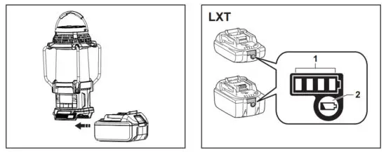 makita DMR055 Cordless Radio with Lantern - Figure 2.
