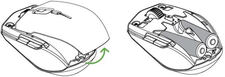INSERTING THE BATTERY