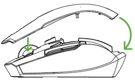 INSERTING THE BATTERY