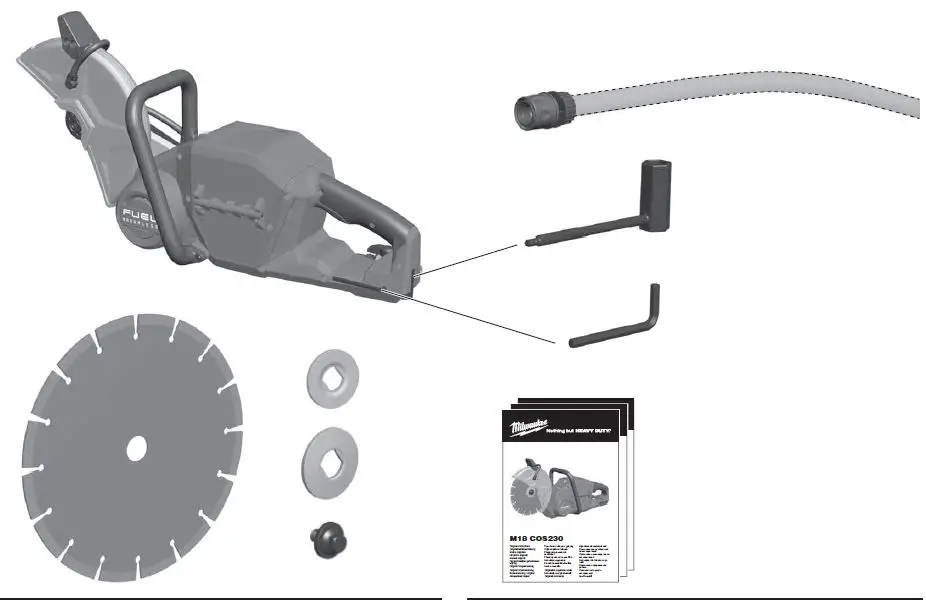 milwaukee FCOS230 M18 FUEL cut-off saw fig 2