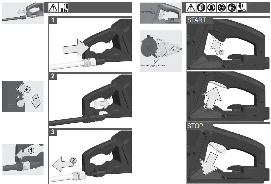 milwaukee FCOS230 M18 FUEL cut-off saw fig 6