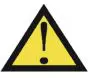 electriQ Slim LED Monitor User Manual - warning or Caution icon