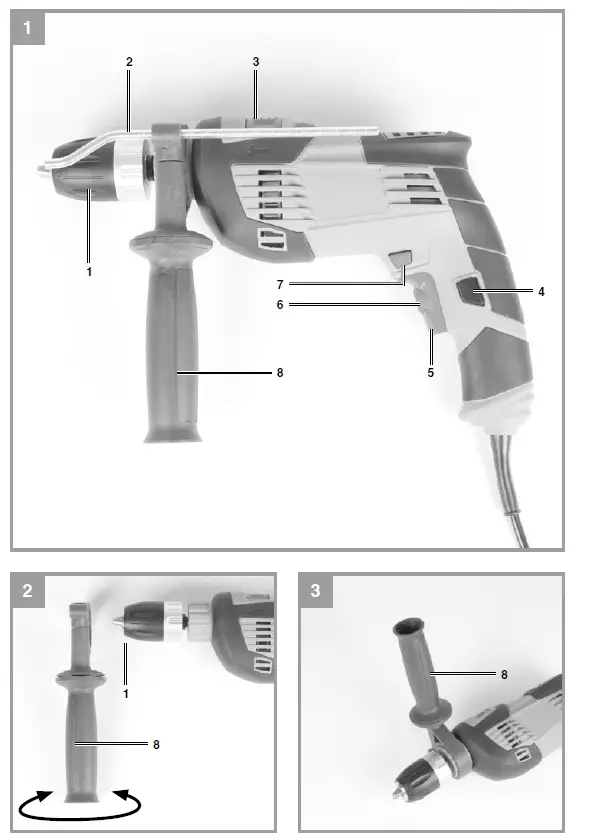 Einhell TC-ID 1000 Kit Impact Drill-fig1+