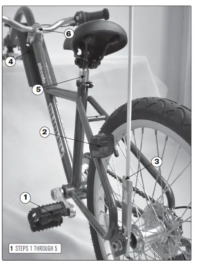 BURLEY 931101 2009 Kazoo Bicycle Trailercycle-fig1