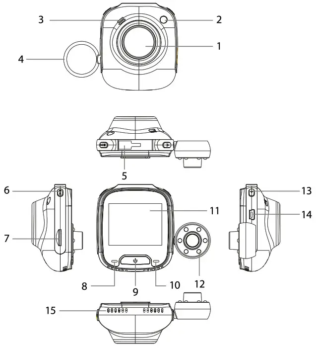 BLAUPUNKT BP4 0 FHD Digital Video Recorder - Structure