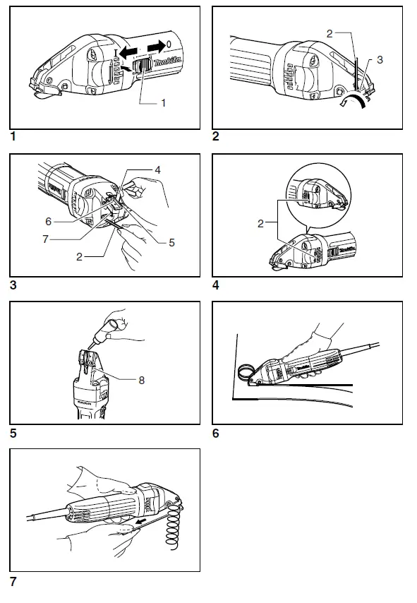 makita JS1000 20 Gauge Straight Metal Shear 1