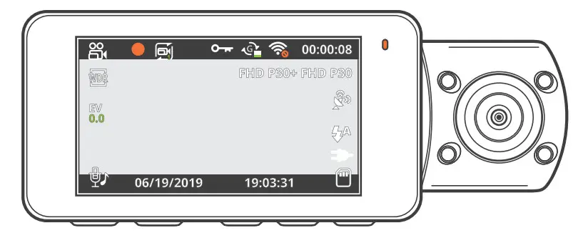 REXING V3 Dual Camera Front and Inside Cabin - Figure 10