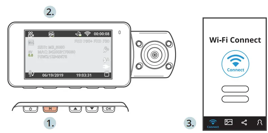 REXING V3 Dual Camera Front and Inside Cabin - Figure 14