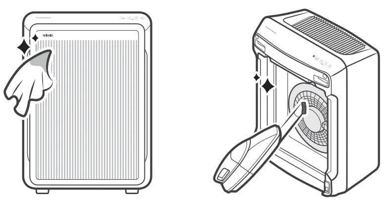 Winix 9800 Large Room Air Purifier - WHERE 3