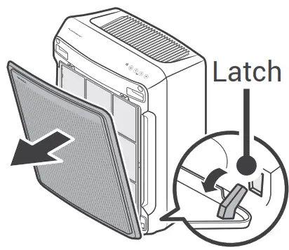 Winix 9800 Large Room Air Purifier - front panel