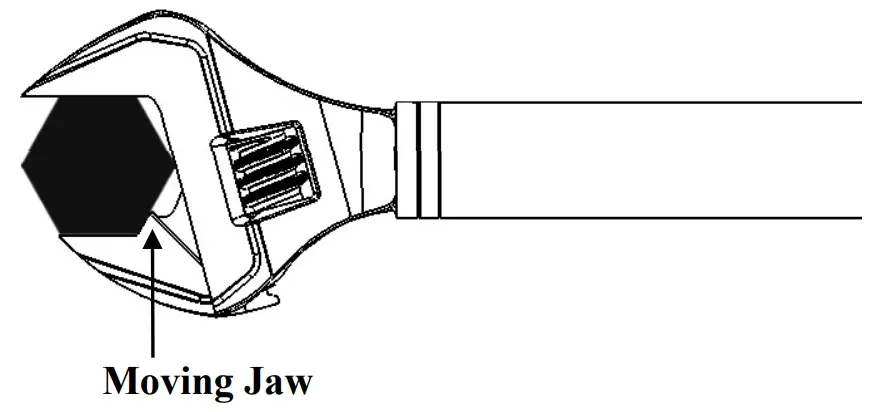 CHECKLINE DWA Series Digital Adjustable Spanner - Moving Jaw