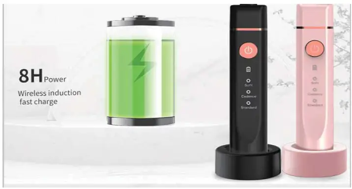 Chongqing Haizhimei Health Technology HZM-P001 Smart Visual Ultrasonic Tooth Cleaner - Charging process