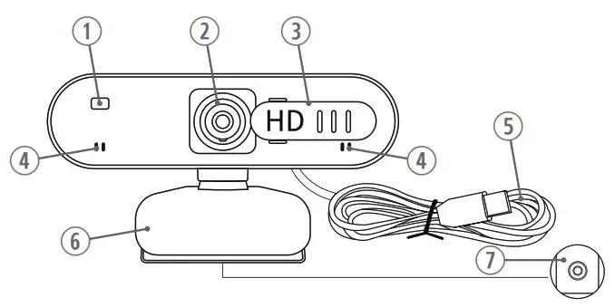 THOMANN Webcam - Operating elements