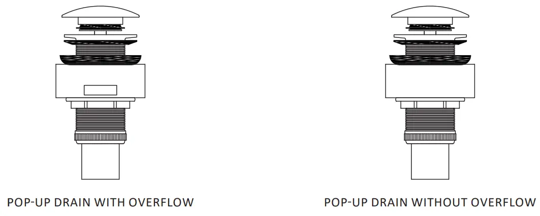 SOLEIL Vessel Bathroom Sinks - INSTALLATION, PLEASE NOTE