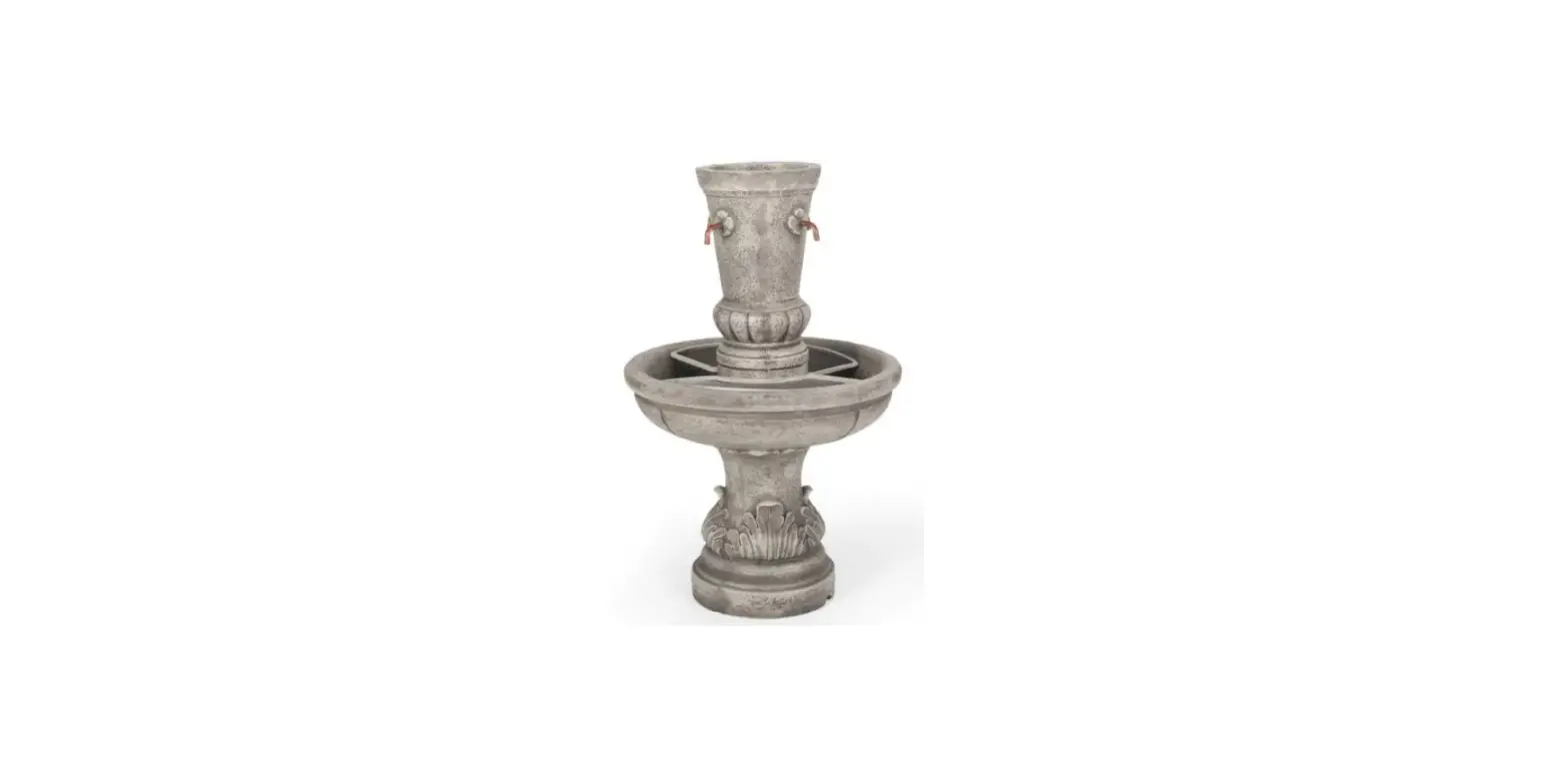 Noble House 105579 Shaffer Outdoor 35.5 Inch 4 Spout Waterfall Fountain Instructions
