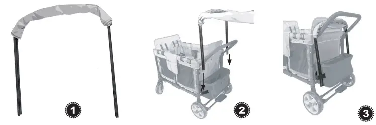WONDERFOLD WAGON W4 Quad Stroller Wagon - fig 13