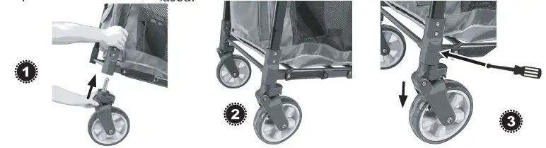 WONDERFOLD WAGON W4 Quad Stroller Wagon - fig 2
