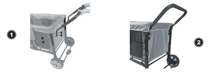 WONDERFOLD WAGON W4 Quad Stroller Wagon - fig5