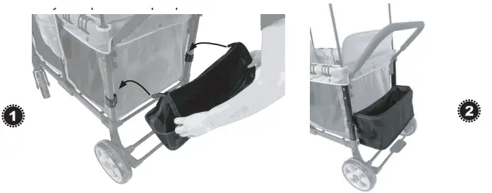 WONDERFOLD WAGON W4 Quad Stroller Wagon - fig7