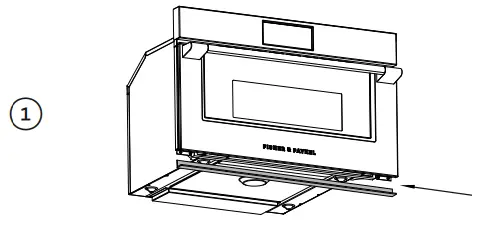 FISHER PAYKEL OS30NPX1 30 Inch Combination Steam Electric Wall Oven - Align the lower